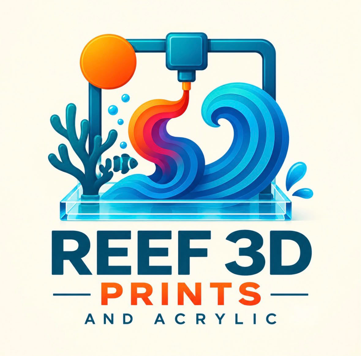Reef 3D Prints logo