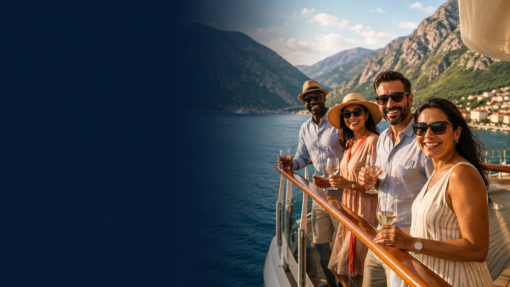 Couple planning a dream vacation using monthly payments